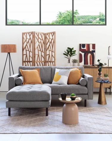 Журнальный стол La Forma (ex Julia Grup) Liliane (Черный,Золотой/ Металл,Латунь,Железо)