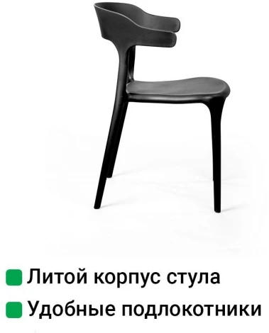Стул Leo, первичный пластик черный Top Concept LEO 2001000000456
