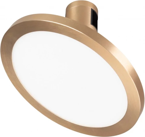 Светильник ART-APRIORI-PLATO-TURN-R160-12W Warm3000 (GD, 120 deg, 48V) (Arlight, IP20 Металл) 039293