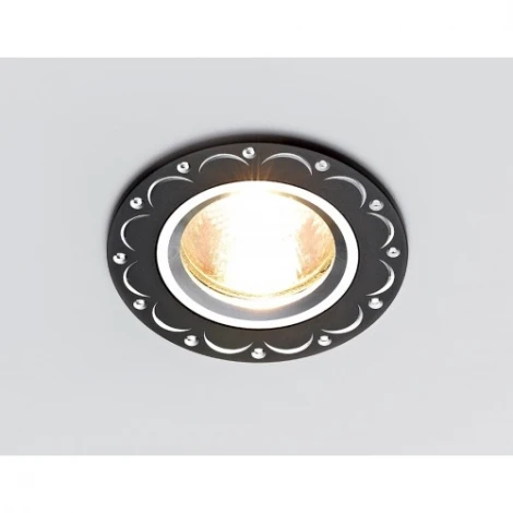 Встраиваемый точечный светильник Ambrella Точечные Светильники Sall A501 BK