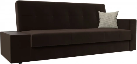 Диван-книжка Лига-020 стол слева (Коричневый,Корфу 02/Микровельвет) Лига Диванов арт.118519L