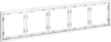 Рамка на 5 постов (белый матовый) Voltum S70 VLS100502