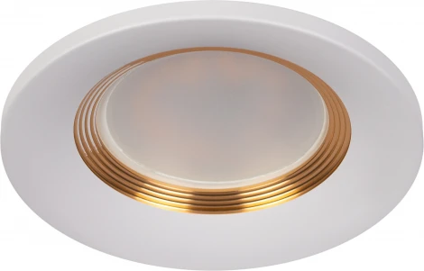 Встраиваемый точечный светильник ЭРА KL107 WH/GD (12V, круглые)