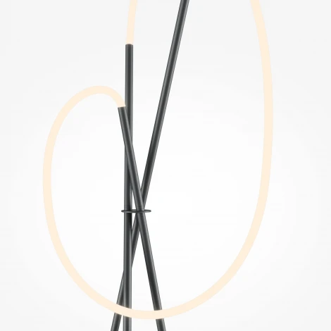 Торшер с гибким неоном Maytoni Crochet MOD369FL-L36B3K (LED, 220V, выключатель)