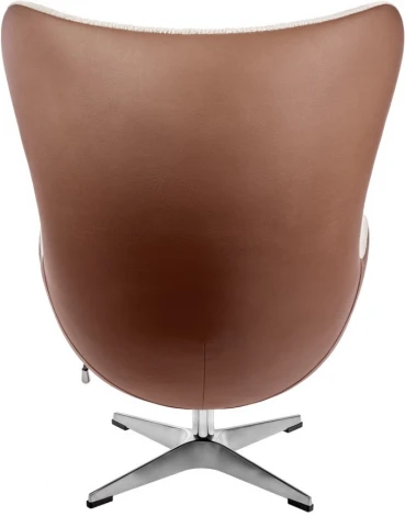 Кресло Bradex Home EGG STYLE CHAIR коричневый, экокожа (RF 0695)