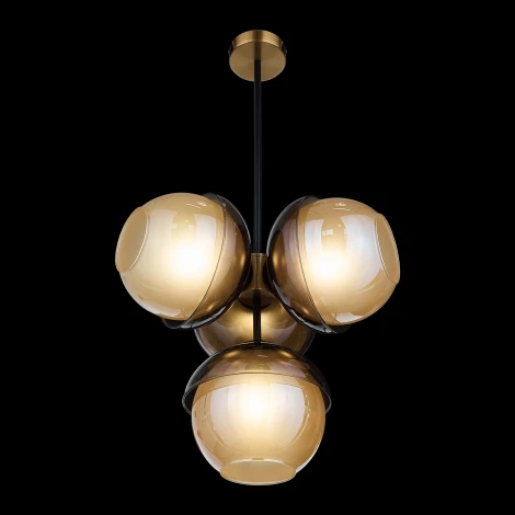 Потолочная люстра на штанге 33 Идеи CHN800L.04.17BL.ASB-M14AM (220V, шарики)