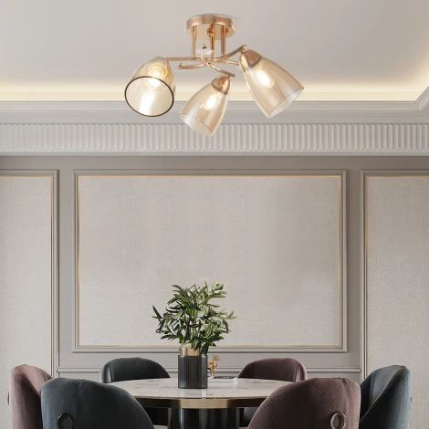 Потолочная люстра на штанге Arte Milano AMALFI 326419/3 FG+WH (220V)