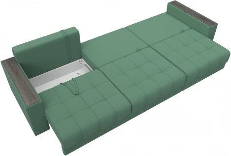 Диван прямой с декором Лига-049 НПБ Лонг Лига Диванов (Рогожка) арт.128420