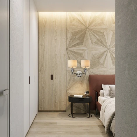 Бра Lumien Hall Malle LH1053/2W-NK-WT