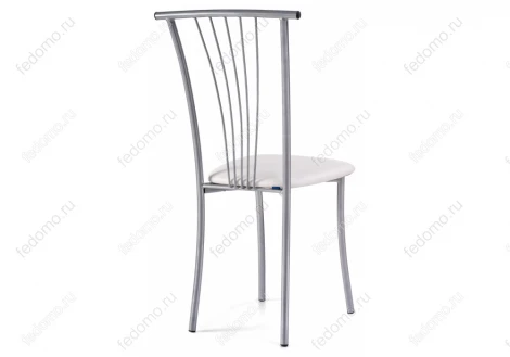 Стул Woodville на металлокаркасе Grigori белый полимер / светлый мусс 453987