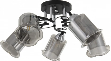 Потолочная люстра на штанге Arte Milano AMALFI 323219/5 CR+BK (220V)