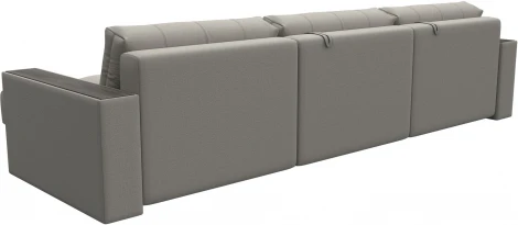 Диван угловой с декором Лига-049 НПБ Лонг Лига Диванов (Рогожка) арт.128289