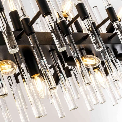 Подвесная люстра хрустальная Modelux MODELUX ML.9011.20 BK