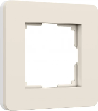 Рамка на 1 пост (айвори/белый, soft-touch) Werkel W0013066 (a067251)
