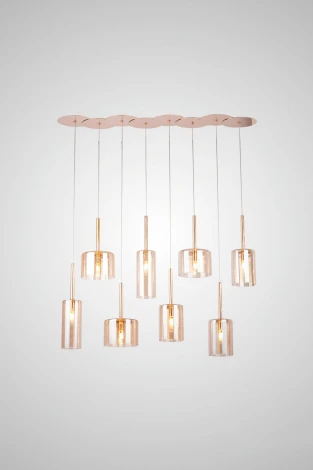 Подвесной светильник AM Group AM355 AM355-8AMBER (220V, на проводе)