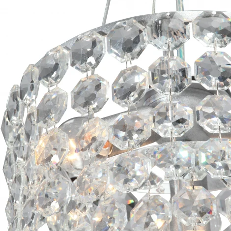 Подвесная люстра каскадная V5355-9/4 Vitaluce (220V, на тросе)