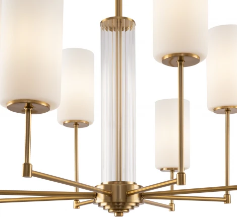 Потолочная люстра на штанге Freya Agnes FR5184PL-08BS (220V)