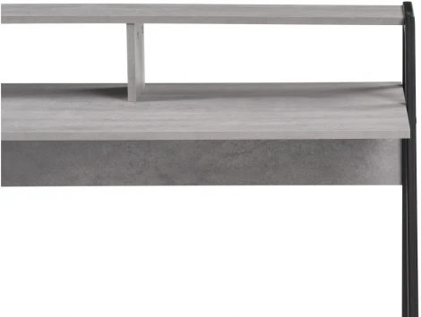 Письменный стол Notta Аларо бетон / черный матовый 542658