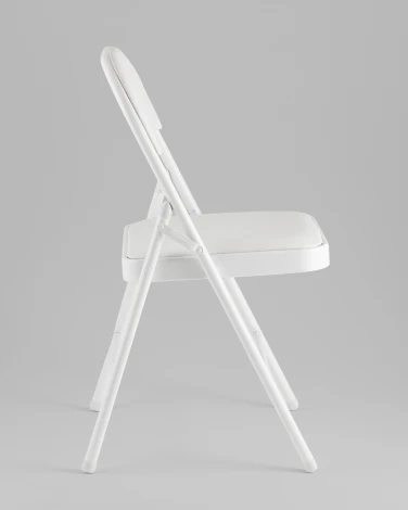 Стул складной GJ-22 белый иск.кожа Stool Group УТ000042553