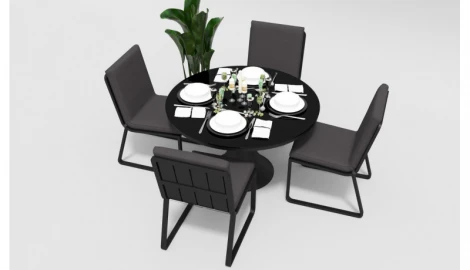 Стол Gardenini Voglie round TVGL.010011.T3