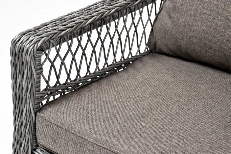 "Гранд Латте" кресло из искусственного ротанга, цвет графит 4SIS арт.УТ-00003064