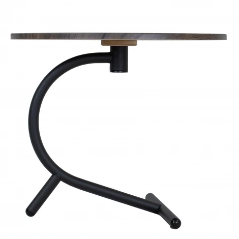 Стол журнальный Дуэт 14 дуб маррон/черный Mebelik 009430