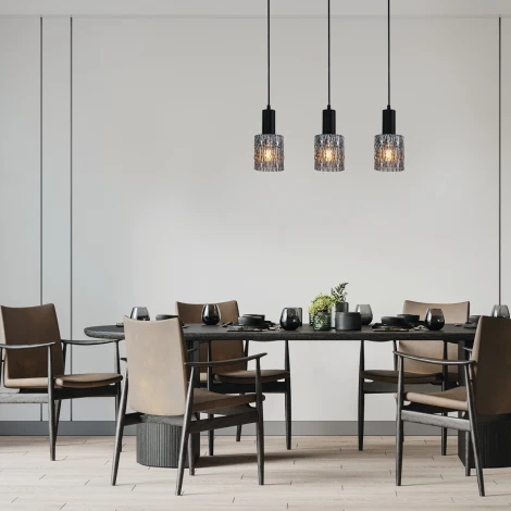 Подвесной светильник Escada Rain 10189/3S Black (220V, на проводе)