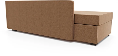 Диван-кровать Arsko Велес Угол правый рогожка коричневая