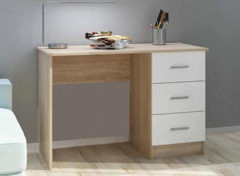 Письменный стол Woodville Бишоп 3 дуб сонома / белый 559238