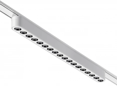 Трековый светильник Downlight Novotech Smal 359245 SHINO белый для низковольтного шинопровода IP20 LED 18W 48V 1710Лм 3000К