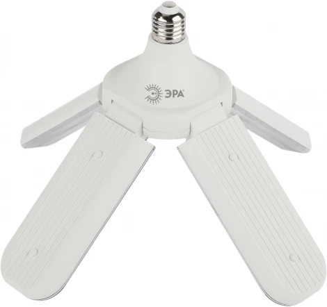 Фитолампа для растений светодиодная ЗРА FITO-36W-RB-E27-FOLD 4-х лепестковая красно-синего спектра 36 Вт ЭРА