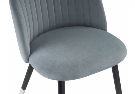 Стул Woodville на металлокаркасе Gabi gray / black 15115