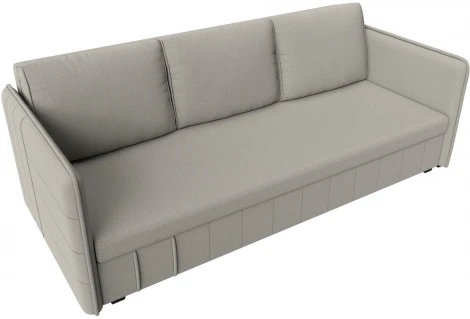 Диван прямой Слим (Бежевый/Рогожка) Лига Диванов арт.121142