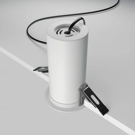 Встраиваемый светильник светодиодный Maytoni Focus Led DL125-L12-3K-W (220V, круглые)