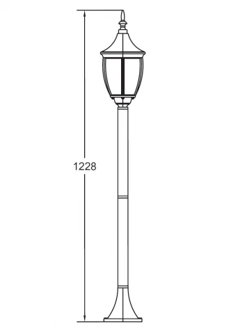 Наземный фонарь Oasis Light Coventry 91506