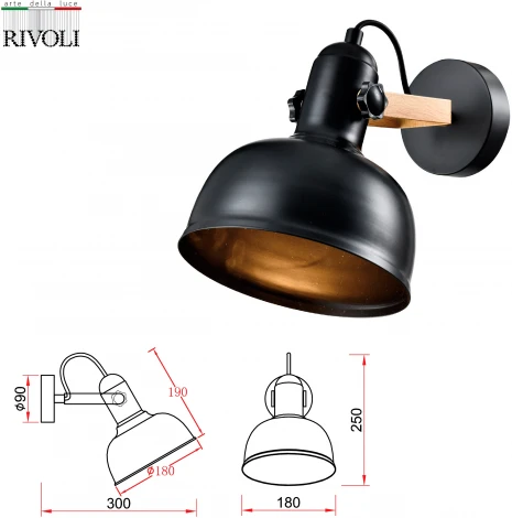 Бра настенное Nathalie 4121-401 настенный 1 х Е27 40 Вт (220V)