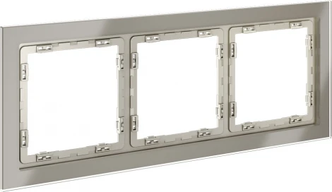Рамка на 3 поста (шелк, стекло) Voltum S70 VLS110304
