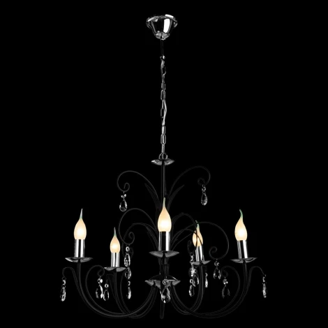 Подвесная люстра Arte Lamp Romana A1742LM-5BK