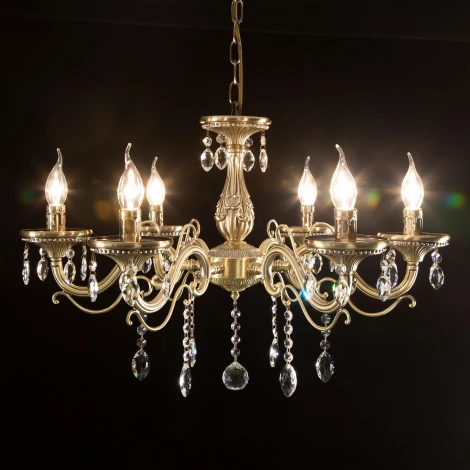 Подвесная люстра Citilux Кармен CL404163 (220V, на цепи, свеча)