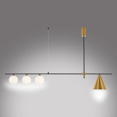 Подвесной светильник MyFar Elena MR1120-4P (220V, асимметрия)