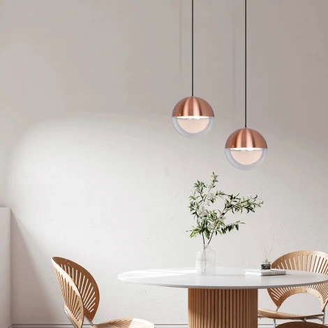 Подвесной светильник Favourite Luna 4371-1P (LED, 220V, на проводе, шар)