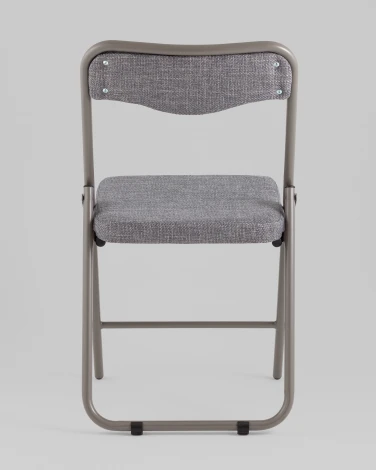 Стул складной Джонни рогожка серо-голубой каркас серый Stool Group арт.УТ000039512