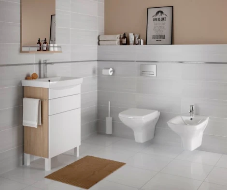 Унитаз подвесной Cersanit Carina XL Clean On DPL EO slim