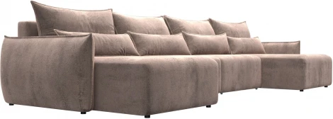 Диван П-образный Лига-051 НПБ Лонг Лига Диванов (Велюр) арт.128691