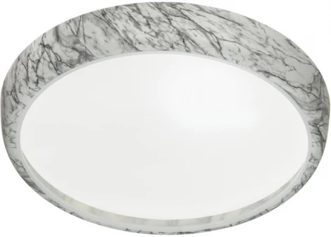 Настенно-потолочный светильник Sonex Mramo White 7638/DL COLOR SN пластик/бел. мрамор LED 48Вт 4000K D410 IP43 (220V, круглые)
