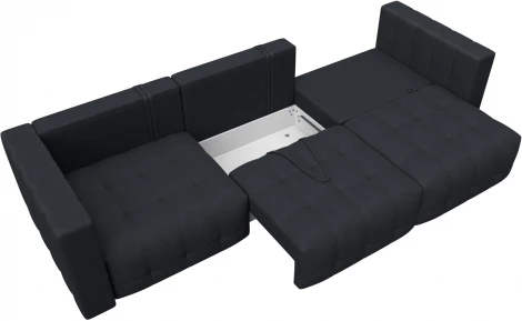 Диван прямой Лига-052 НПБ Лонг Лига Диванов (Замша) арт.128791