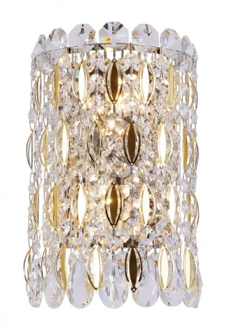 Настенный светильник Crystal Lux Lirica AP2 CHROME/GOLD-TRANSPARENT