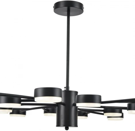 Потолочная люстра на штанге Lumion Torina 8117/18 черный, металл LED GX53 18*7W 220V