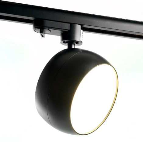 Светильник трековый однофазный Feron AL167 48551 GX70, черный (220V, круглые)