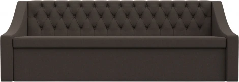 Диван кухонный прямой Мерлин (Коричневый/Рогожка) Лига Диванов арт.122468